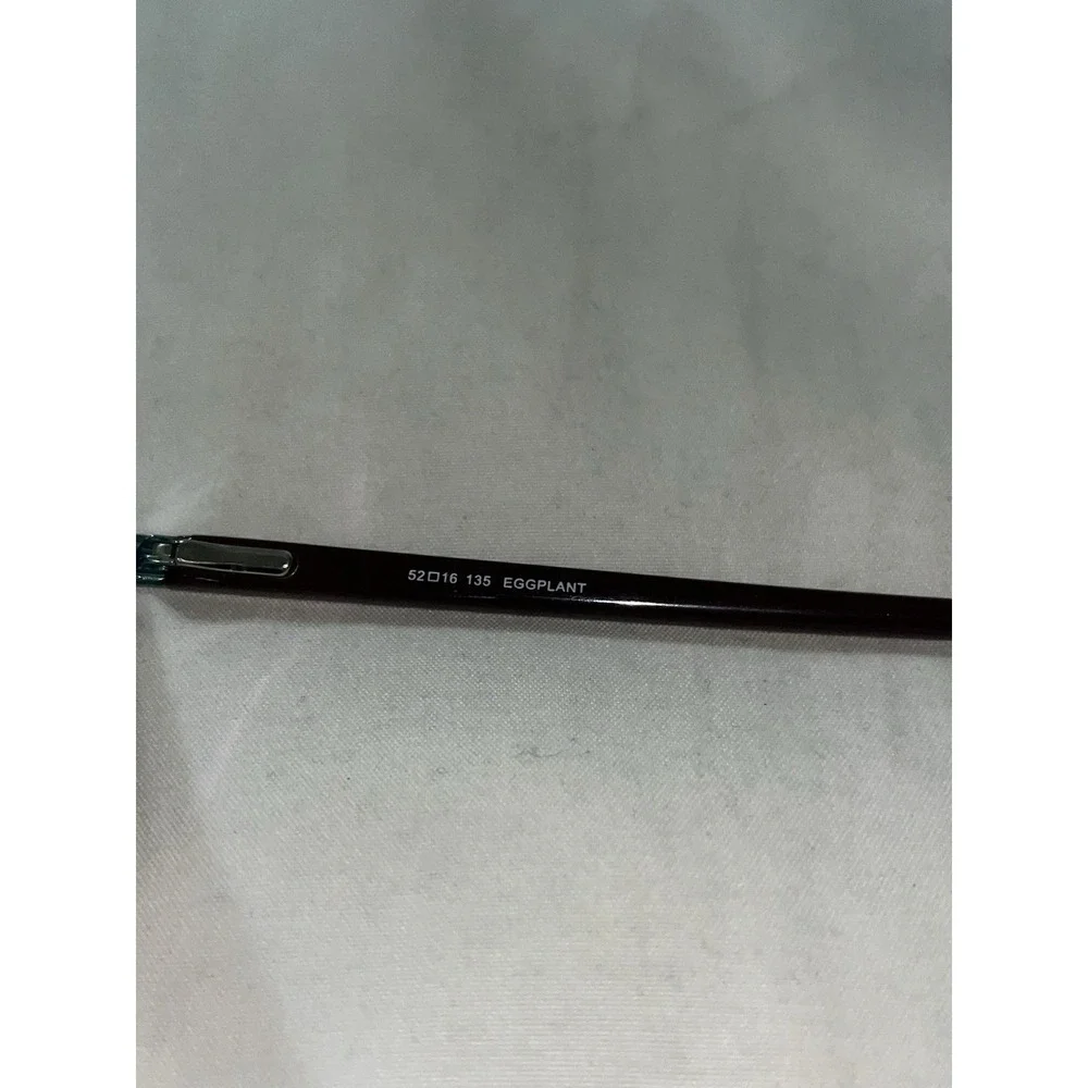 Wittnauer Eyeglasses Frame Liza Womens Eggplant Metal Cat Eye Full Rim 52-16-135